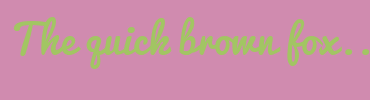 Image with Font Color A2C563 and Background Color D08BAF